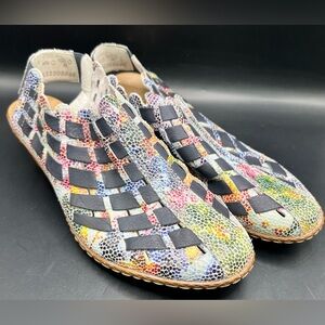 Rieker Multicolor Woven Women's Shoes,‎ Size:38
